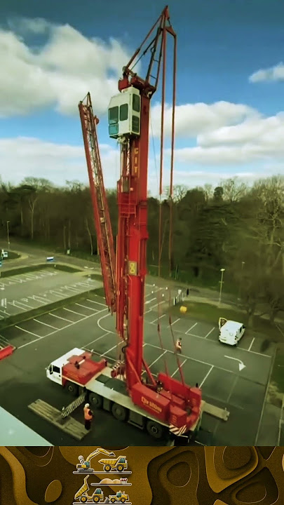 Mobile Tower Crane at Work #shorts #crane #towercrane #tiktok