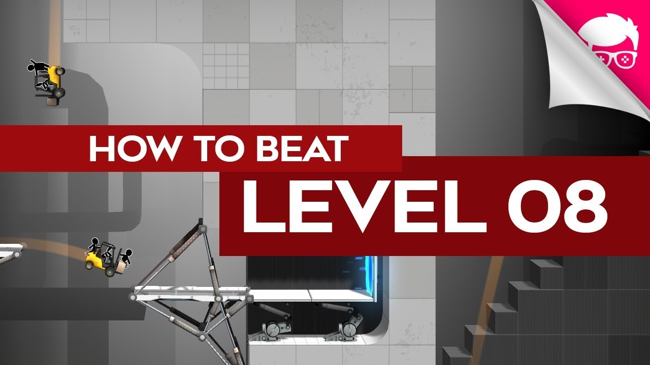Level 08 Solution | Bridge Constructor Portal - YouTube