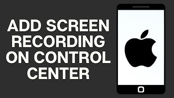 How To Add Screen Recording In Control Center On IOS 18