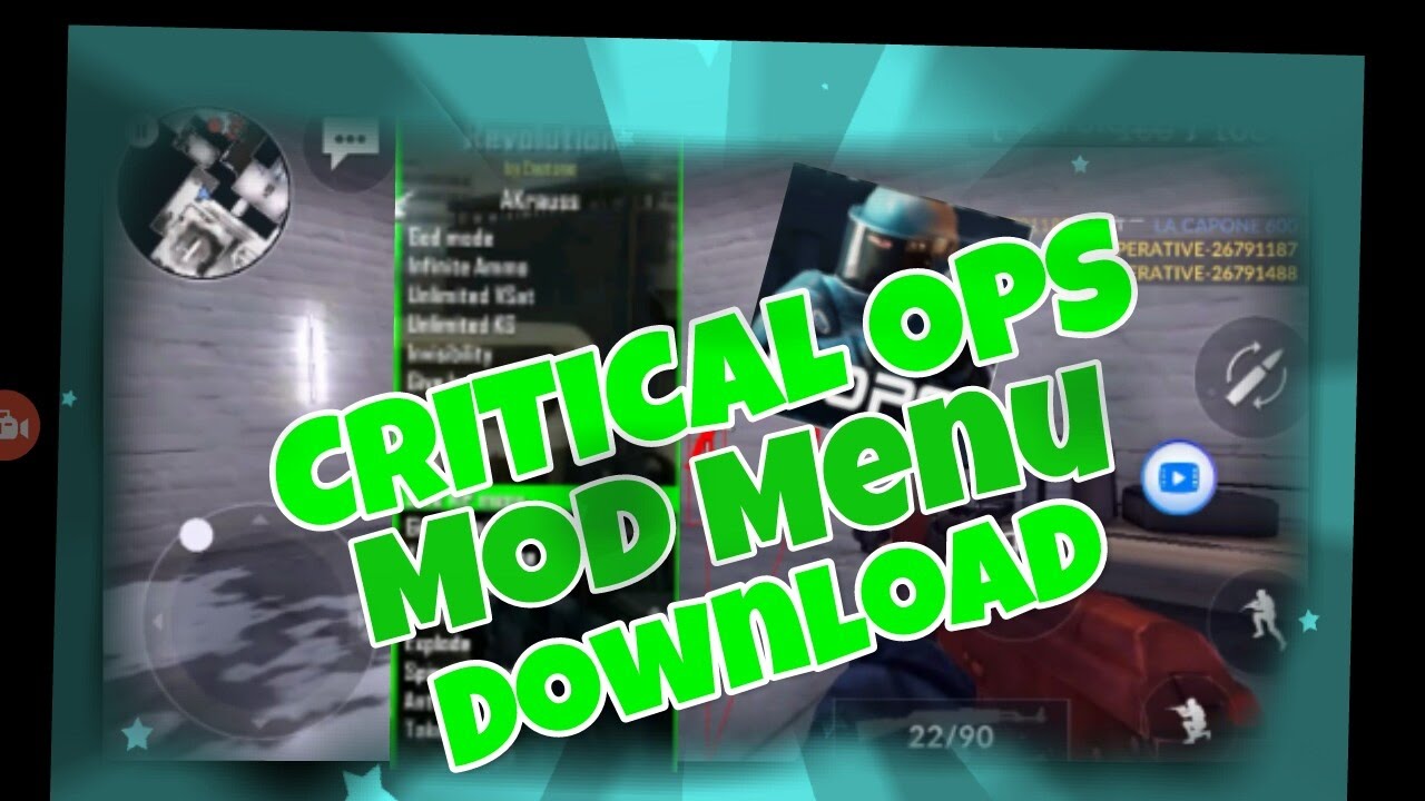 critical ops mod menu 0.6.1