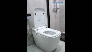 Hk1828 Banyo Akıllı Tuvalet Sıhhi Tesisat Akıllı Tuvalet Seramik Ürünler Elektronik Bide Otomatik