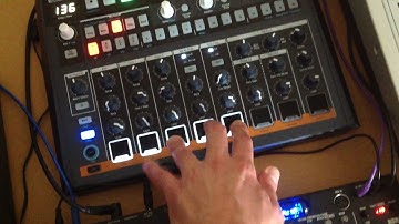 Synth jam w/ Moog Matriarch, Arturia Drmbrute Impact, Korg Volca Nubass & Korg Monotribe