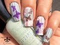 Retro Butterfly Stamping Nail Art