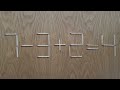 Math Puzzle Move 1 Matchstick So That Our Equation Is Correct Math Puzzle Move 1 Matchstick So That Our Equation Is Correct