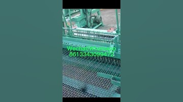Auto Crimped Wire Mesh Weaving Machine Steel Wire Welding Equipment Supplier for Construction Work