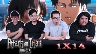 First Time Watching Attack on Titan Episode 1x14 | REACTION