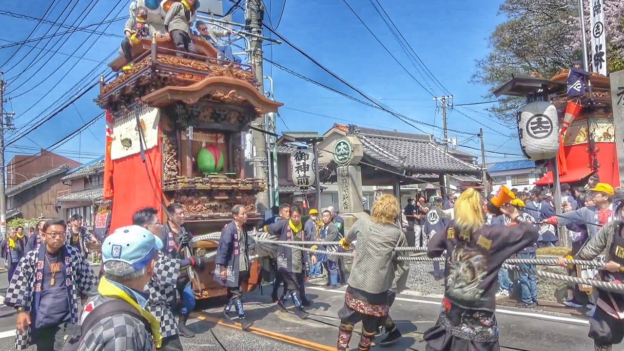2025.4.12(土) 旧常滑地区 神明社 曳き込み 常滑祭り(市場·保示·山方·奥条·瀬木·北条) 愛知県 常滑市 山車