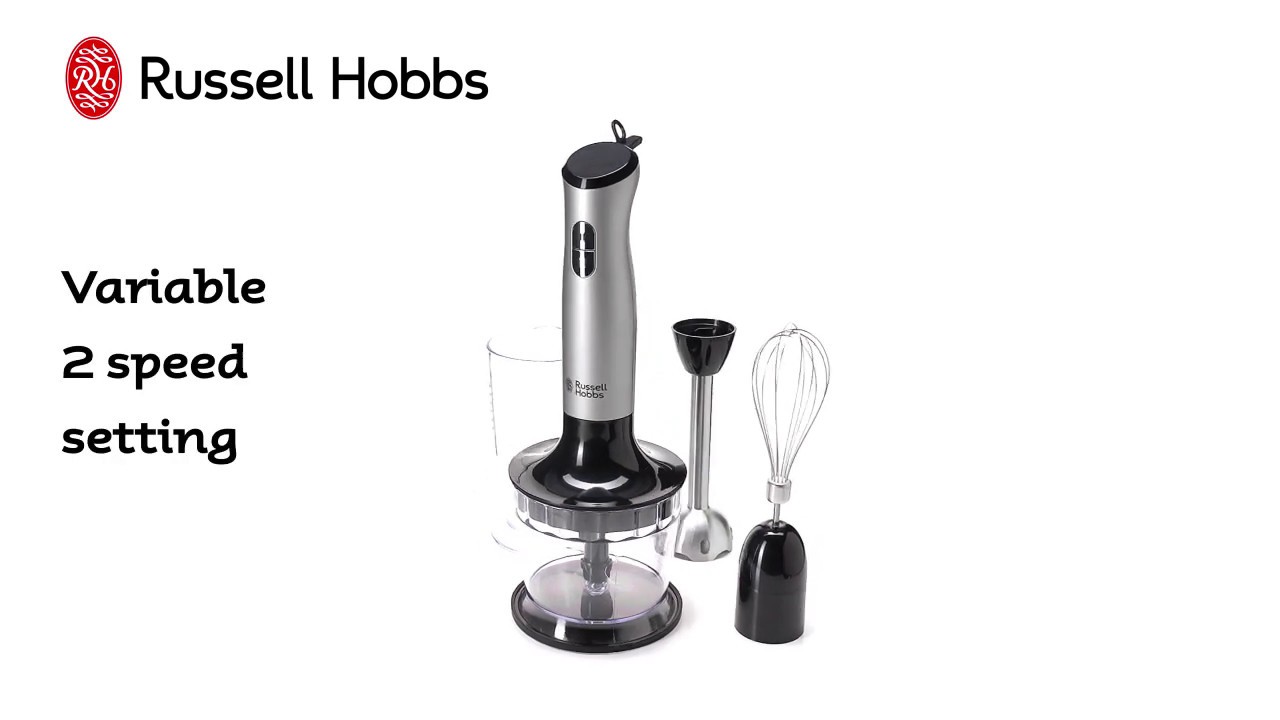 strong Medic law 3-in-1 Hand Blender 360° RHSM700 - Russell Hobbs - YouTube