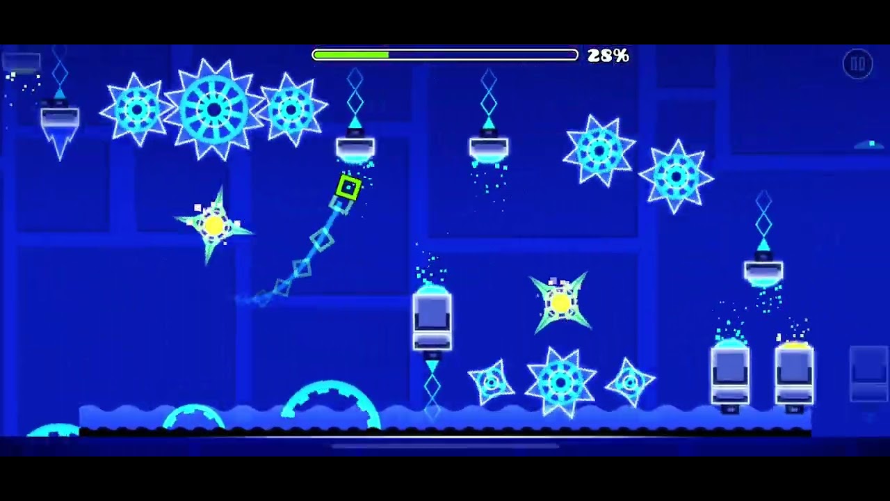 Geometry dash level 13 if I die the video ends - YouTube