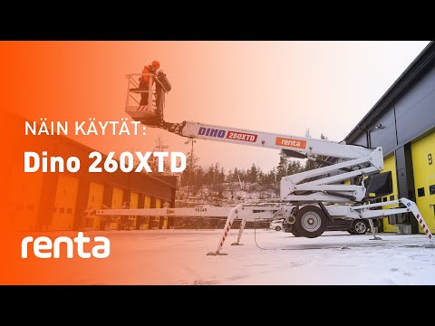 Näin käytät Dino 260XTD - henkilönostinta: Kattava opas | Renta Suomi - video from Renta Group