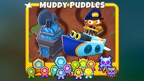 Muddy Puddles CHIMPS with Sub Commander & Call to Arms! (Bloons TD 6)