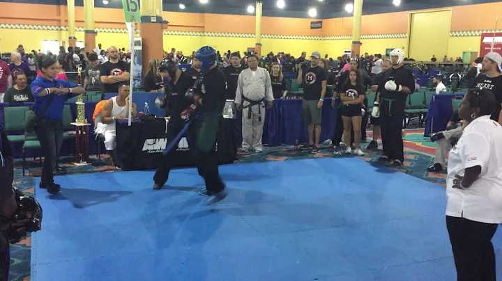 Chad Clary Point Sparring Fight #1 US Open 7.9.16