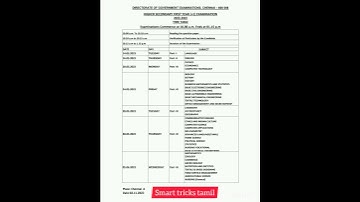 +1 PUBLIC EXAM TIMETABLE