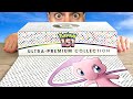 The 100 pokemon 151 ultra premium collection box opening it