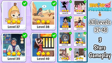 Brainy Prankster Level 37-48 | No Commentary, No Music | Android Gameplay