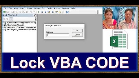 LOCK VBA code | How to Protect VBA Code in Excel | VBA excel | secure your VBA code with Password