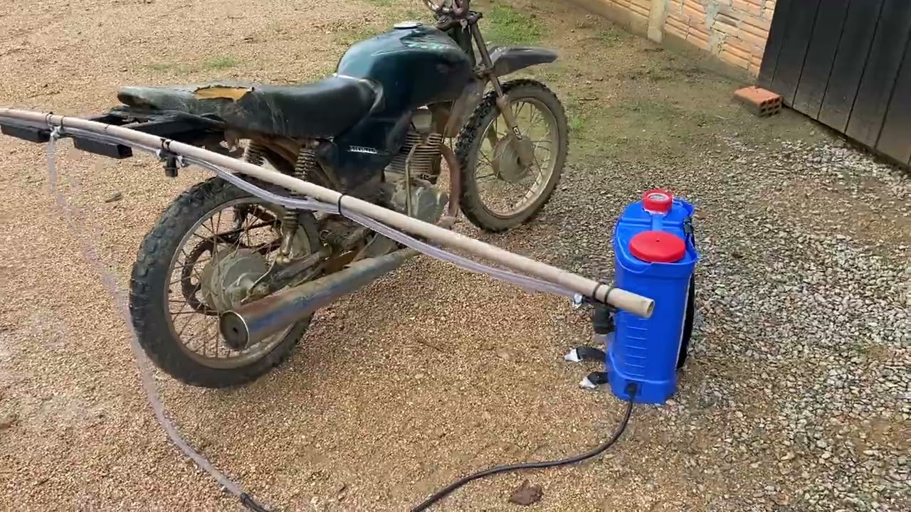 Como montar moto pulverizadora.