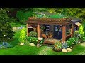 TINY OFF-THE-GRID HOUSE 🌲 | The Sims 4 | Speed Build