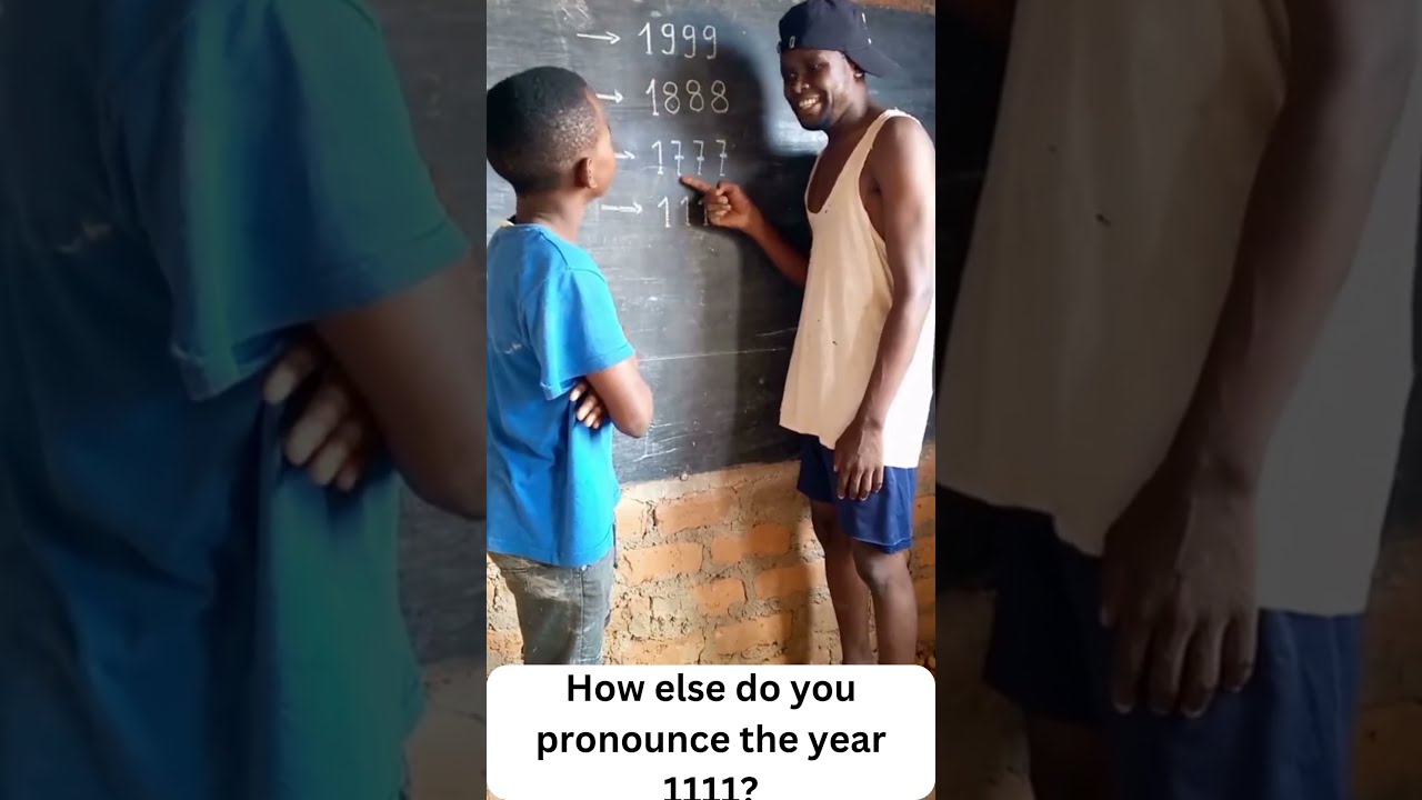 How Else Do You Pronounce The Year 1111 Funny Tiktok Video shorts How Else Do You Pronounce The Year 1111 Funny Tiktok Video shorts