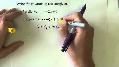 Algebra 2 - Section 2.4 - Part 2