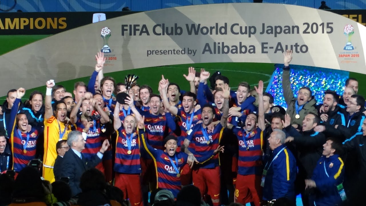 Fcバルセロナ観戦 クラブワールドカップ15決勝 Fifa Club World Cup Japan 15 Final River Plate Vs Barca イニエスタ出場 Youtube