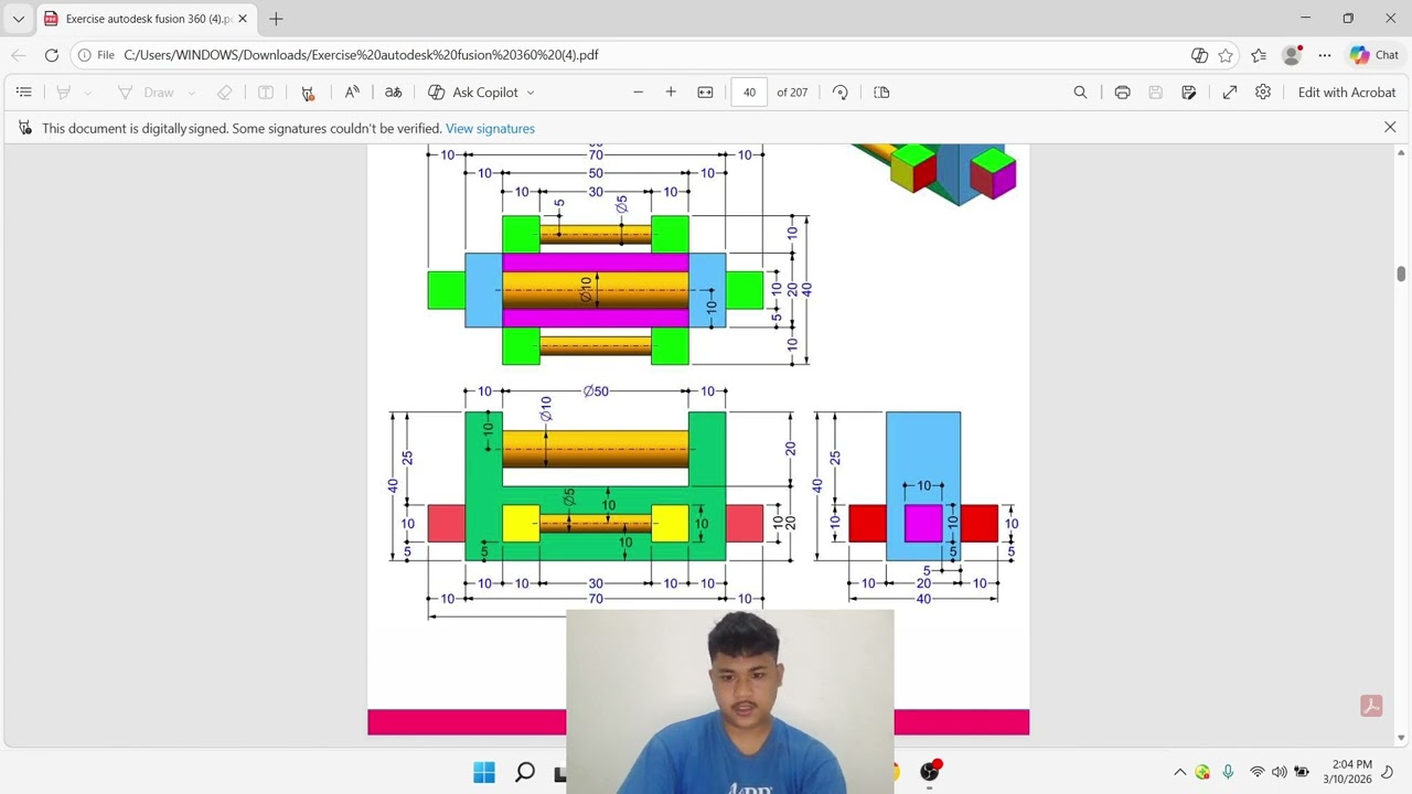 Tugas SOLIDWORK EXERCISE 35