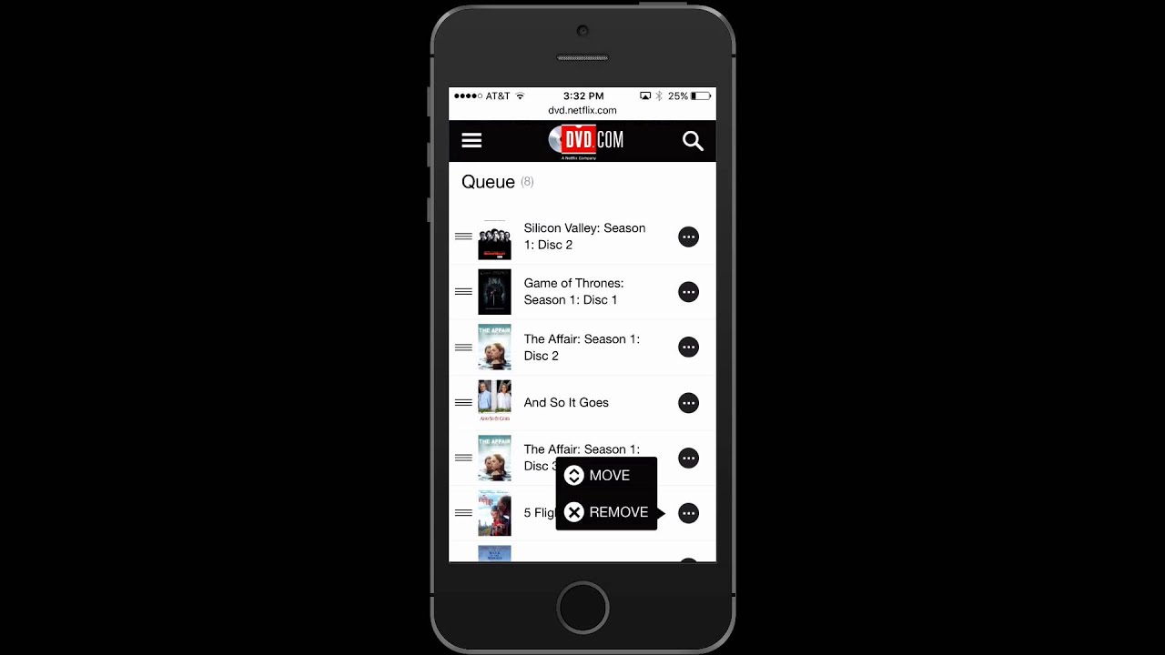Updating Your Netflix Dvd Queue On Ios Youtube