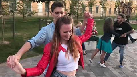 Zouk Open-Air. Alexander Galyuk & Anna Lopina