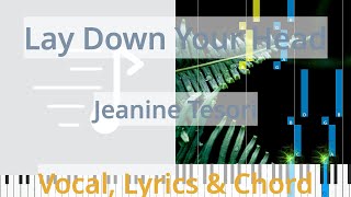 🎹Lay Down Your Head, Chord & Lyrics, Jeanine Tesori, Synthesia Piano screenshot 4