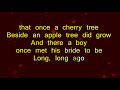 Cherry Pink And Apple Blossom White Pat Boone Lyrics video
