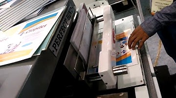 Three clamp perfect book binder #Perfectbindingmachine #HolyFaithEnterprises