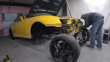 Installing the subframe on the supra