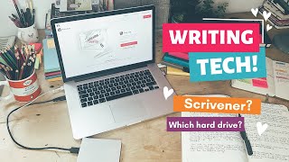THE TECH I USE TO HELP ME WITH MY WRITING PROJECTS // How I Organise My Scrivener & Back Up My Work