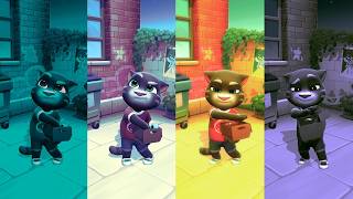 Talking Tom Cat Color OUTFIT Effect - 6 Clones Same Thing, Gameplay (Satisfying) #131 screenshot 1