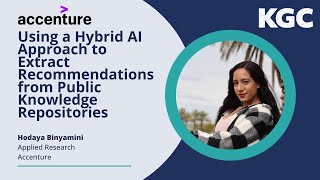 KGC23 Talk: Using a Hybrid AI Approach to Extract Recommendations from Public Knowledge Repositories