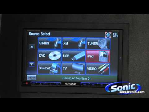 Kenwood DNX7140 (dnx 7140) Double DIN Receiver with Garmin Navigation and Bluetooth