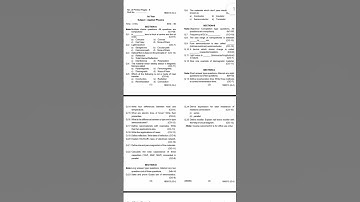 apply physics Questions paper 1st year second sem September Deploma in ME civil engineering #study#