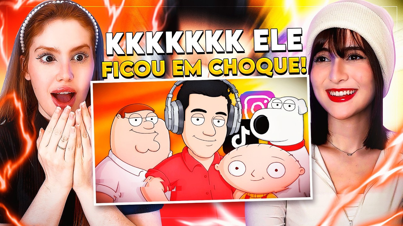 REACT | LOUD CORINGA REAGINDO A FAMILY GUY | CR Reacts