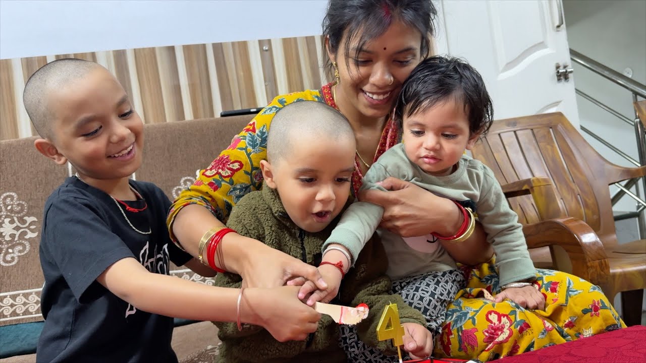 Vidit Ka Birthday Celebration Dada Hote To Birthday Song Gaate 🥺