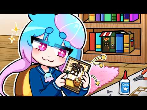 MONTEI uma MINIATURA PERFEITA nesse JOGO | Book Nook