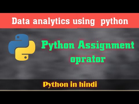 Assignment operators in python - YouTube