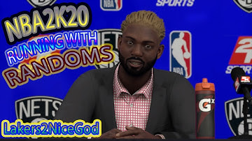😱OMG😱RUNNING WITH RANDOMS IN THE PARK NBA2k20