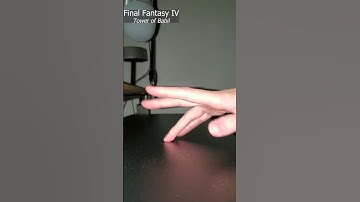 Tower of Babil from Final Fantasy IV. #fingertapping #finalfantasy #ff4 #nobuouematsu #tower