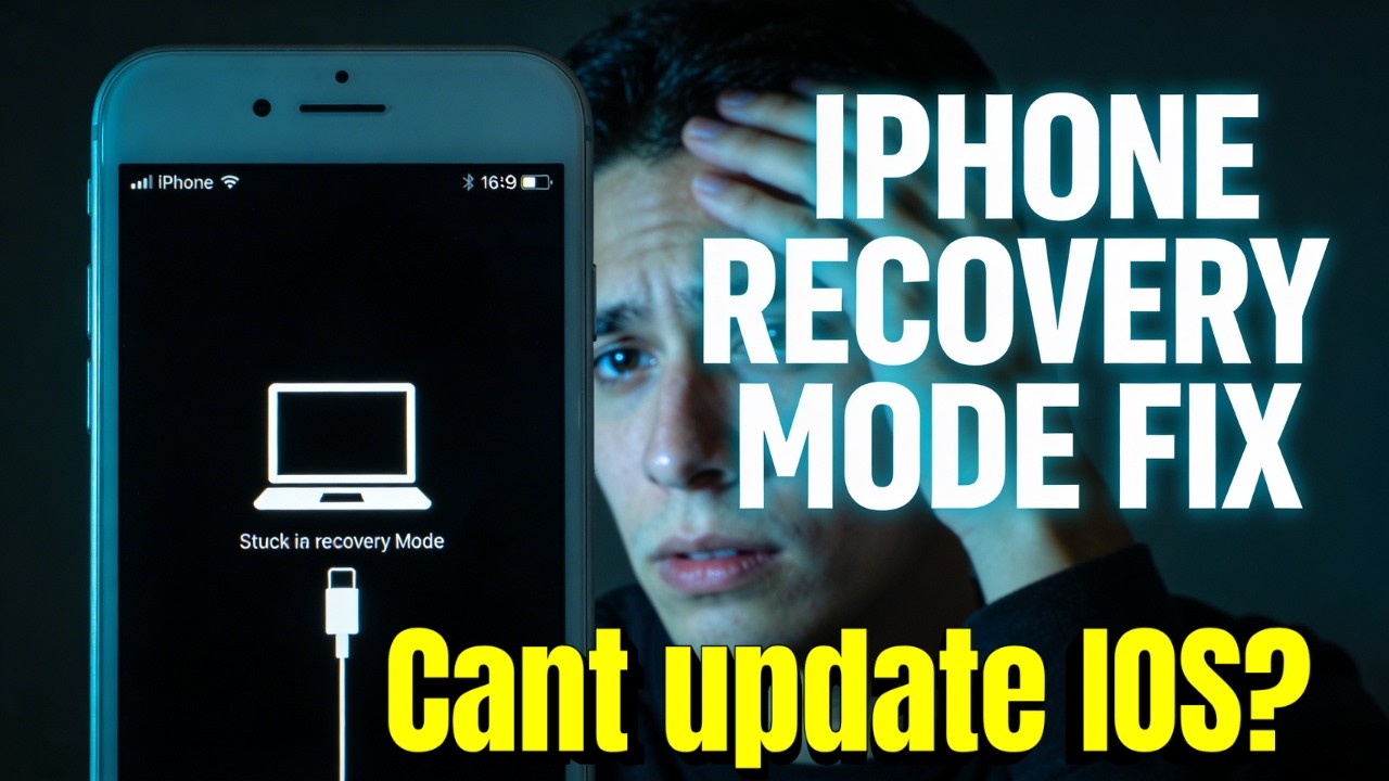 Stuck While Updating iOS? How to Recover Your iPhone (Recovery Mode Fix ...