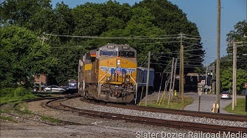 NS 154 with UP Power on the rear in Greer, SC: 6/18/22
