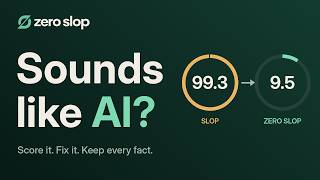 AI slop is everywhere. Here's the free fix. | Zero Slop Guide