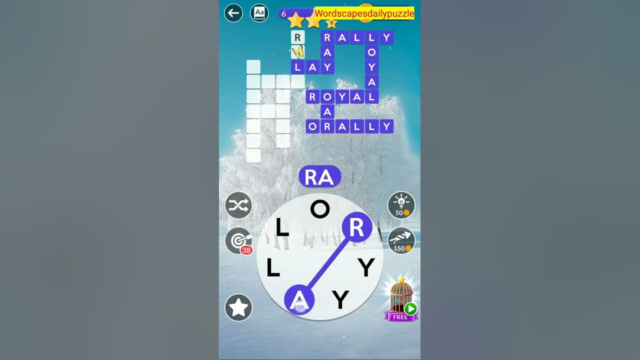 WORDSCAPES Daily Puzzle February 7, 2024 YouTube
