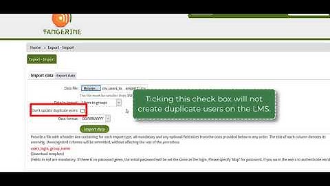 How to Bulk Import Users to Groups On Tangerine LMS