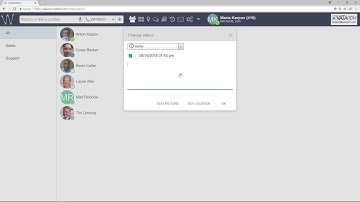Wildix Collaboration Personal Status/Presence