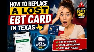 How to replace a lost EBT card in Texas